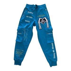 Blessed jogger zipper sweatpants Sz medium